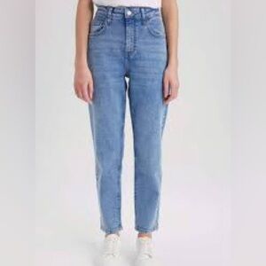 Dkny Blue Straight Leg Pants